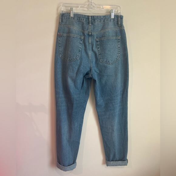 BDG Urban Outfitters Mom Jeans Women 28 Blue Distressed High Rise Relaxed Spring - Picture 8 of 11